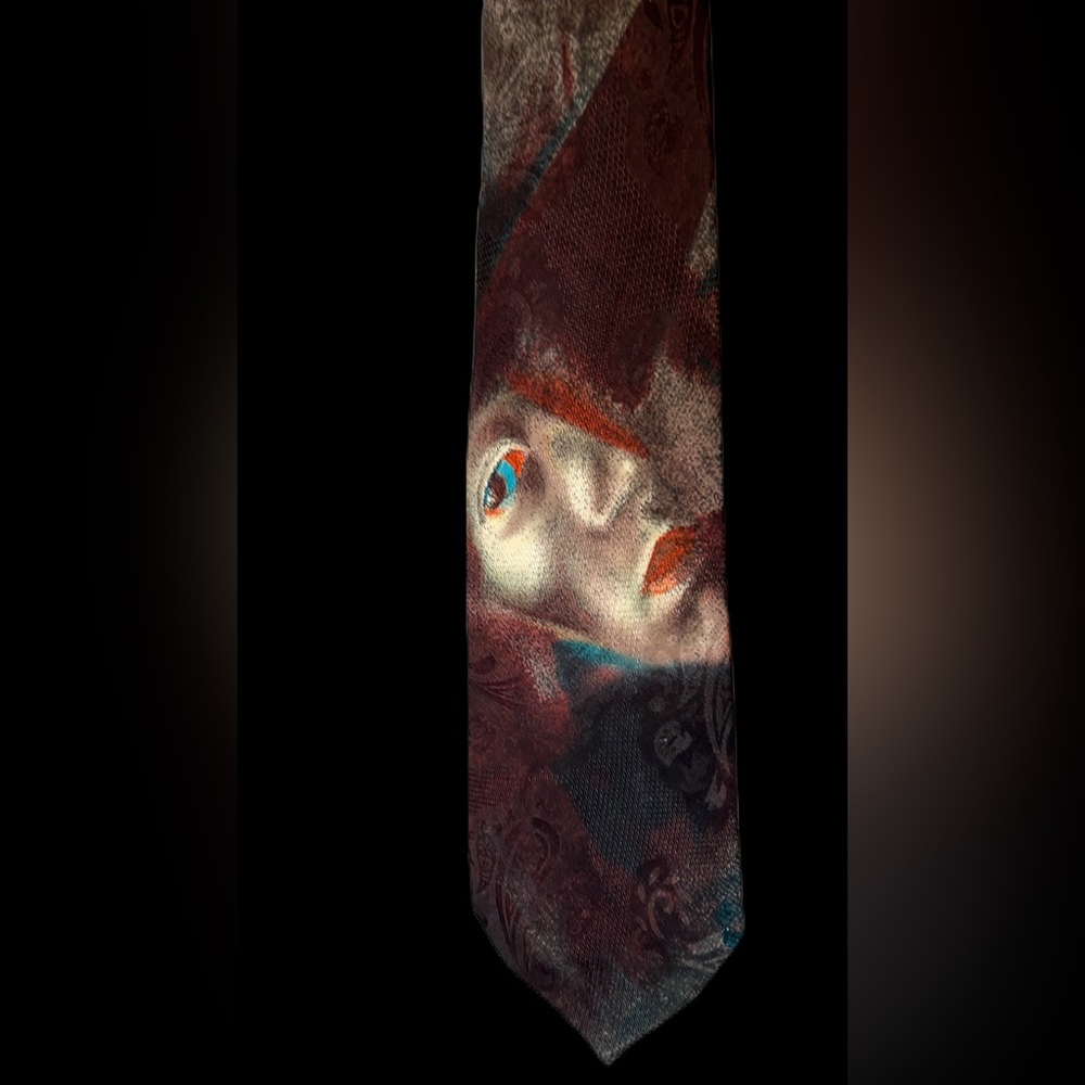 Dali self-portrait Silk Tie